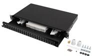 Lanberg 24XSCDX/24XLQD 19" rack Fiber patch panel (FOP1-24SD-LQB) (FOP1-24SD-LQB)