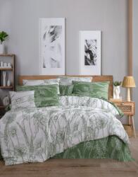  L' essential Maison Single Quilt Cover Set White Green Lara - White