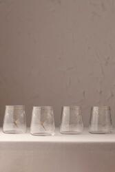  Hermia Glass Set (4 Pieces) Transparent Dragonfly 420