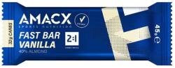 Amacx Fast Bar Vanilla energia szelet, 45g, 1db, vanília ízű