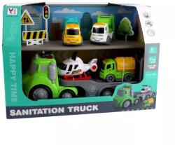 Man Yuk Toys Set vehicule de curățenie cu efecte sonore și luminoase - 28, 5 cm (98 333A)