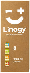 Linogy AA Li-ion Pro akkumulátor készlet - 8 darabos készlet (P1160368)