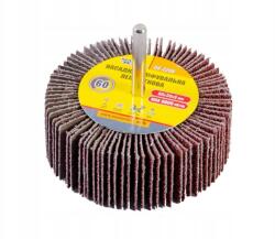 Mastertool 80*30 mm-es P60 lamellás csiszolóhenger 6 mm-es tengellyel (08-2286)
