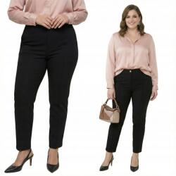 Fekete függőleges varrású plus size nadrág 46-os méret (06-177-0013-01_1)