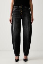 Elisabetta Franchi relaxed fit női farmer - fekete 26