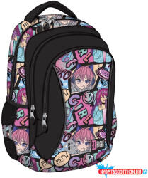 LICENSE Hátizsák Manga Girl Anatómiai kerekített