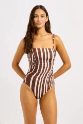 Seafolly egyrészes fürdőruha női DD Bandeau - barna S