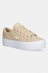Lacoste Ziane Platform Sneakers sportcipő női bőr - bézs Női 41