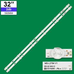  Háttérvilágítás Sencor 32coll 6LED 3V MS-L2794 V1 2db/csomag (MS-L2794)