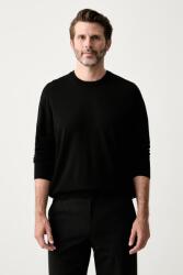 Giorgio Armani pulóver férfi viszkózzal - fekete S