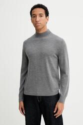 Calvin Klein gyapjú pulóver - szürke 2XL