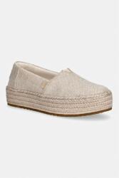 Toms női espadrilles VALENCIA - bézs Női 42