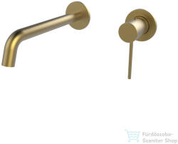 Wellis Altona fali mosdó csaptelep belső egységgel, brushed gold ACS0436 (ACS0436)