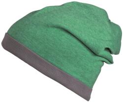 Daiber Căciulă subțire MB6577 - Verde prespălat / gri închis | uni (MB6577-1713304)
