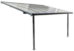 Solarii Oltenia Pergola Pentru Perete, Acoperita Cu Policarbonat, 312x300x206/258 Cm