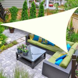 AXT SHADE vízálló háromszög napvitorla UV védelemmel - krémszín - 2, 5 x 2, 5 x 2, 5 m