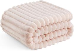 BEDSURE fleece takaró - kristályrózsa - 150x200 cm