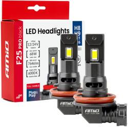  H11 LED F25 PRO BLACK Series - 12/24V FULL CANBUS (5903293047217)