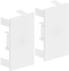 Cablecoach kábelcsatorna végzáró elem 60x110 mm, fehér - kábelvezető rögzítő lezáró sapka
