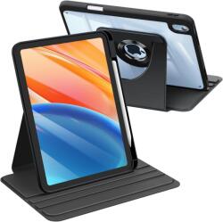 Fintie 360°-ban forgatható tok iPad (A16) 11. gen. 2025 / 10. gen. 2022-höz ceruzatartóval - fekete