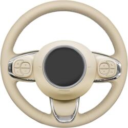 MEWANT Fiat 500 / 500C kormánykerék-huzat mikroszálas műbőr - bézs