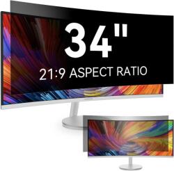 Protescreen 34" 21: 9 monitorvédő fólia, kékfény szűrő, privacyfilter