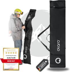 Otaro snowboard táska, állítható hossz 140-180 cm, vízálló, párnázott - fekete