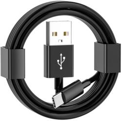 XQO USB-C-USB-A töltőkábel iPhone 16/17/15 és CarPlay készülékekhez - fekete - 1 m