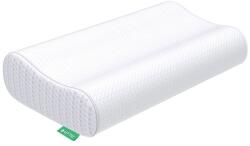 UTTU Sandwich memóriahab ergonomikus nyakpárna, 60x36x13/11 cm - fehér