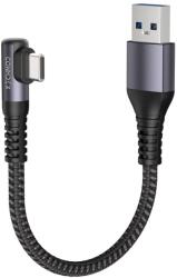 CONMDEX USB-C kábel 20cm 10Gbit/s QC3.0 gyorstöltés iPhone Samsung Galaxy