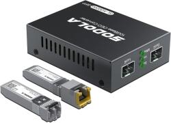 Sodola 10G SFP+ Media Converter szett 10GBase-T és 10GBase-SR optikai modulokkal