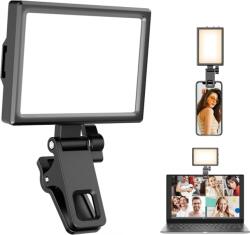 UBeesize USB-s Gyűrűlámpa Laptop Webkamera Videokonferencia Fényerősség Szabályozható