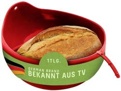 Coolinato 3 az 1-ben szilikon univerzális tál, 230°C-ig hőálló, 24 cm - piros