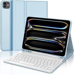 JADEMALL billentyűzetes tok iPad Pro 11" M4 (2024) - égkék