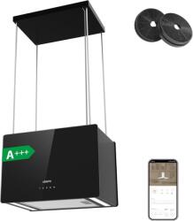 Ciarra CBCB4850 szigetpáraelszívó 48 cm, 700 m³/h, Wi-Fi vezérlés, 4 fokozat - fekete (CBCB4850)