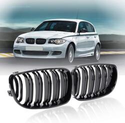 Beside_Auto 2db Fényes Fekete Első Rács E81 E82 E87 E88 LCI 2008-2011 (JK130)