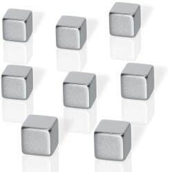 Sigel BeBoard B3101 neodím kockamagnes, ezüst - 8 db-os készlet (B3101)