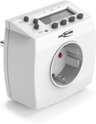 Ansmann AES5 digitális LCD időzítő, 3680W, 8 kapcsolási időponttal (AES5)