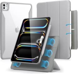 ESR Rebound iPad Pro 13 (2024) tok, Pencil Pro tartóval, háromszoros állvány - szürke