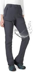 Wespornow WO-HK006 női softshell túranadrág, fleece béléssel - szürke - XL-es méret (WO-HK006)