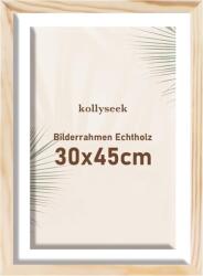Kollyseek fenyőfa képkeret passz partával és akril üveggel - 30x45 cm
