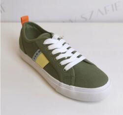 Xti Canvas női tornacipő - khaki - 36-os méret