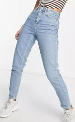 Topshop High Rise Mom Stílusú Farmer, Bleach Blue Színben W30 L30 EUR 40
