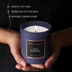 Aroma Naturals luxus illatgyertya - Lilac Blossom, 215 g, 35 óra