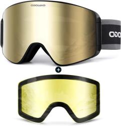 Odoland mágneses cserélhető lencsés sí- és snowboardszemüveg - párásodásgátló, UV-védelem