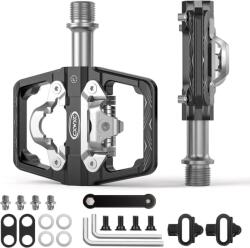 CXWXC Shimano SPD kompatibilis kétoldalas kattintós kerékpárpedál MTB és trekking - 9/16