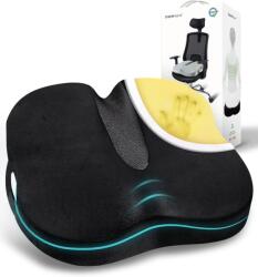 Travel Ease memóriahabos ergonomikus ülőpárna - fekete