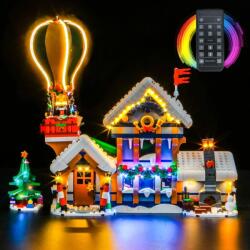 BrickBling LED világítás szett távirányítóval - Lego Santa's Post Office 10339 kompatibilis