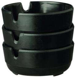 APS hamutál szett fekete melamin - 8 cm - 3 db