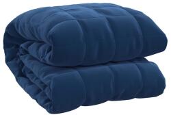 vidaXL súlyozott takaró szövet - kék - 150x200 cm, 11 kg